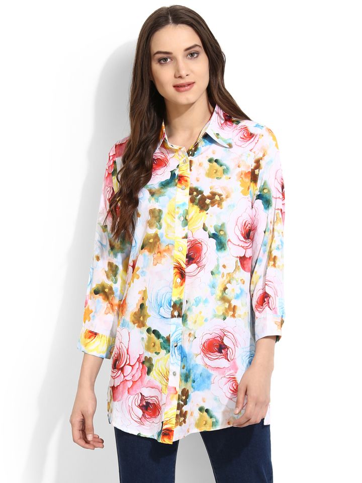 klant sleuf rotatie Buy CHIQUE Women Multicoloured Printed Casual Shirt - Shirts for Women  1956983 | Myntra