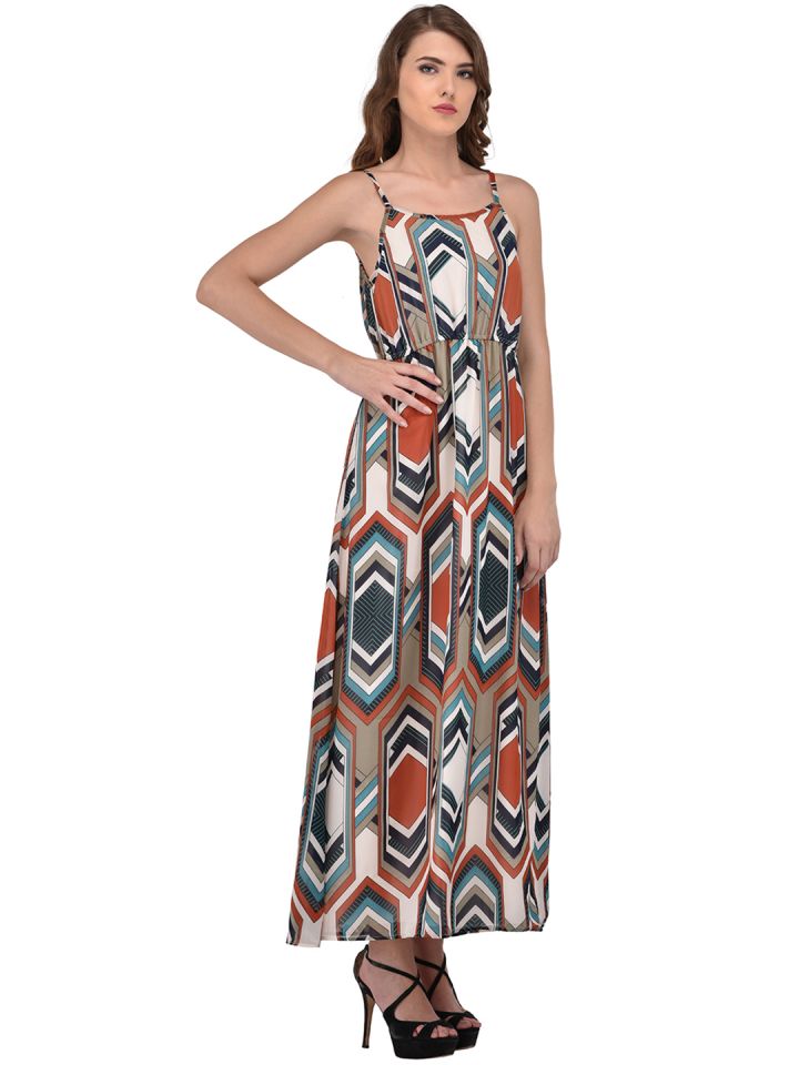 noodle strap maxi dress