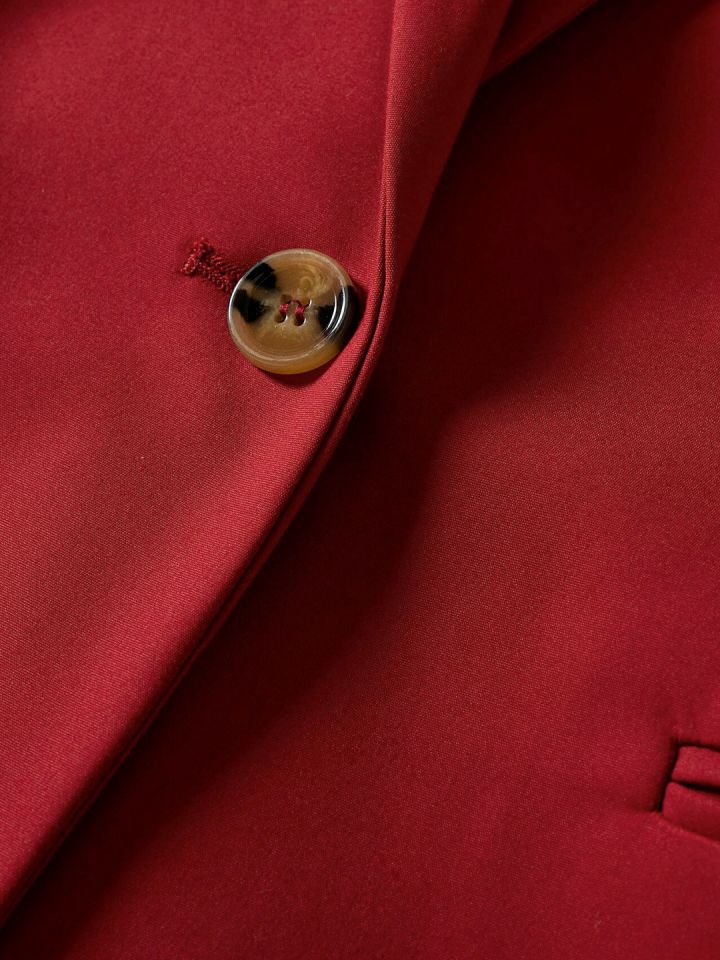 Lauren Ralph Lauren Jacket Womens 8 Blazer Ladies Red Formal