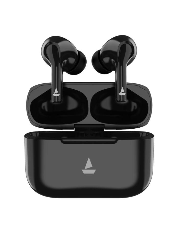 Buy BoAt Airdopes Black 163 M With ASAP Charge In The Ear