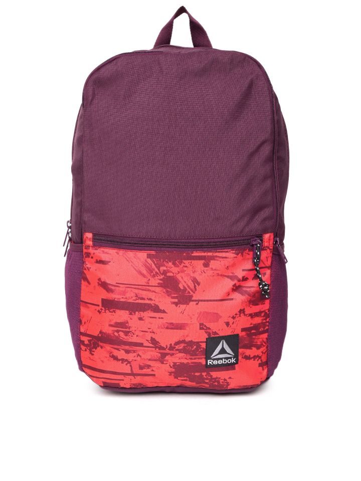 reebok backpack orange