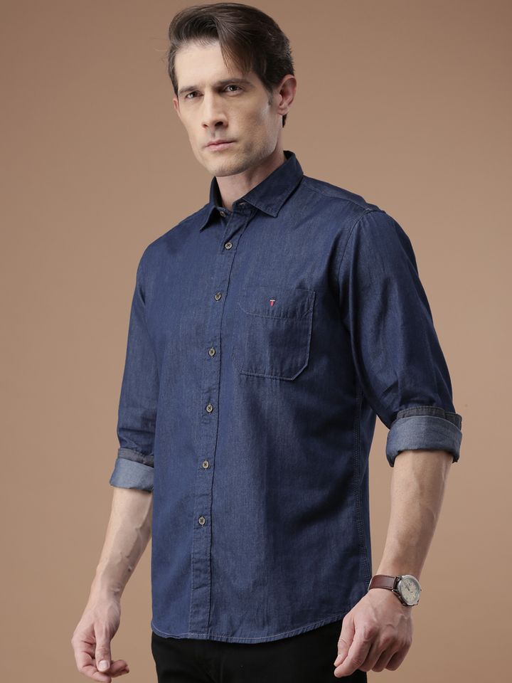 Buy Louis Philippe Jeans Men Blue 