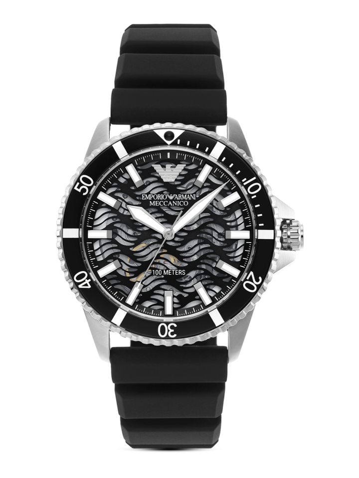 Armani watch online black face