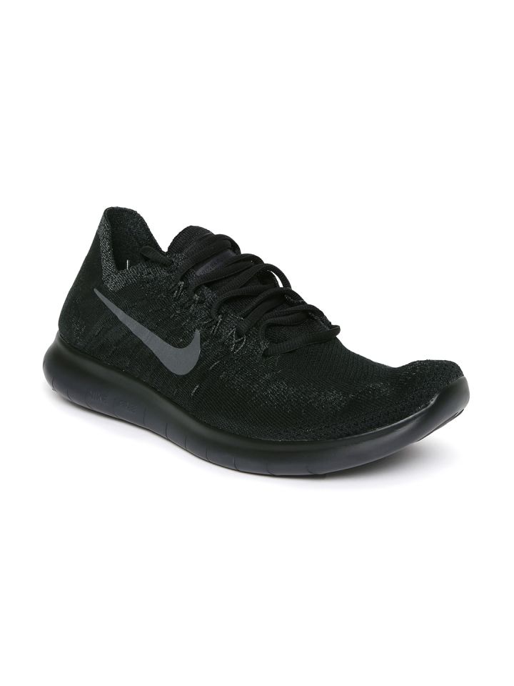 Nike free rn flyknit hombre negro deals