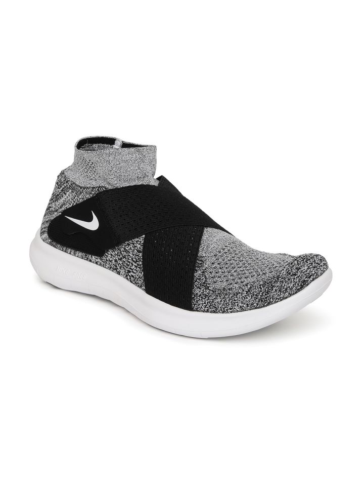 Nike Men Grey FREE RN MOTION FK Running Shoes