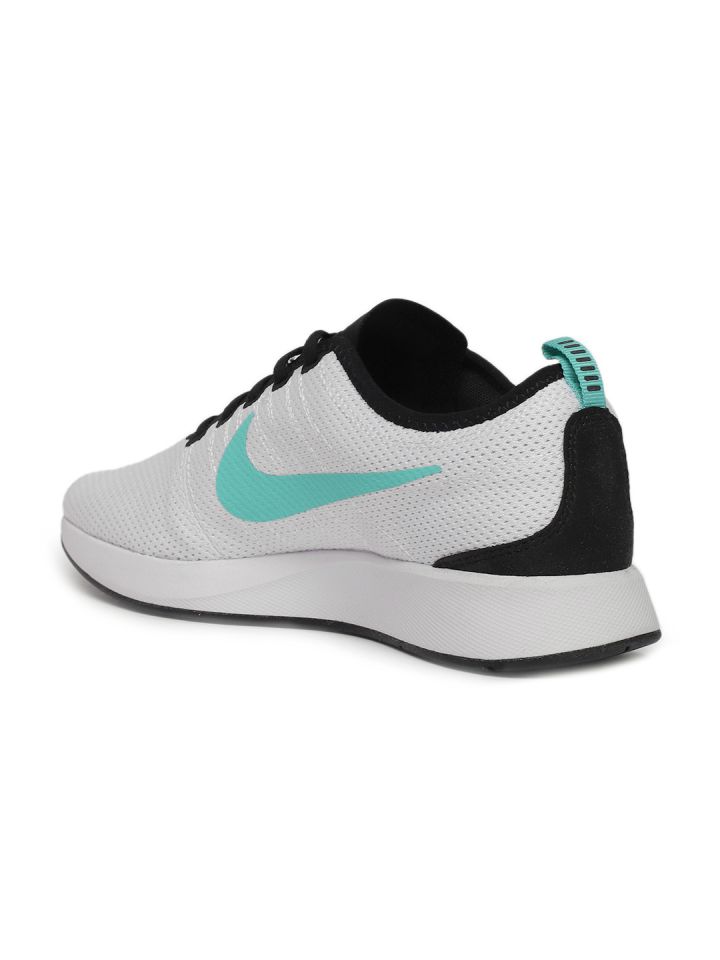 Nike Men White Black Dualtone Racer Sneakers