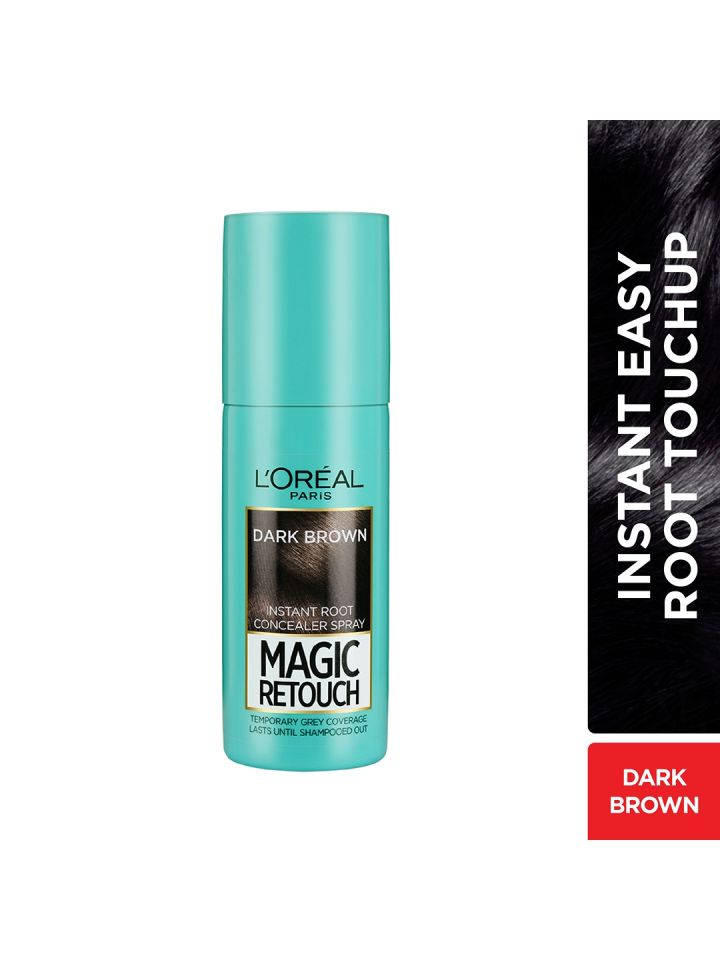 Buy L'Oreal Paris Magic Retouch Instant Root Concealer Spray Dark Brown, 75  Ml - Hair Colour for Women 1963388 | Myntra