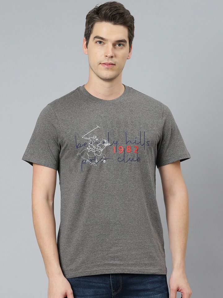 Beverly hills polo club men's v neck t shirt top