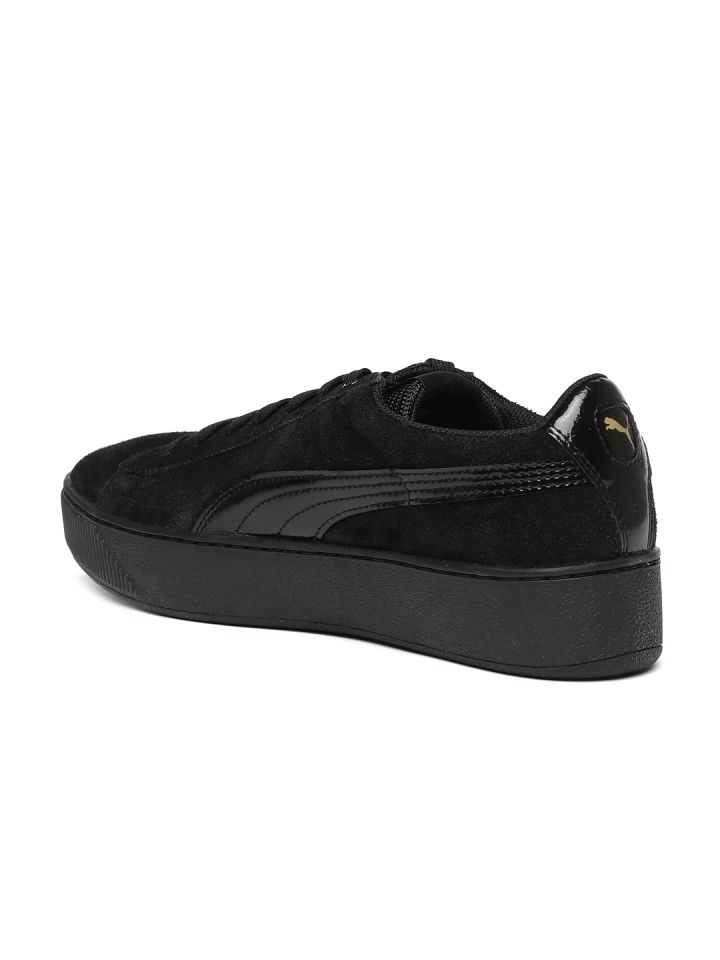 Puma vikky platform hot sale zwart