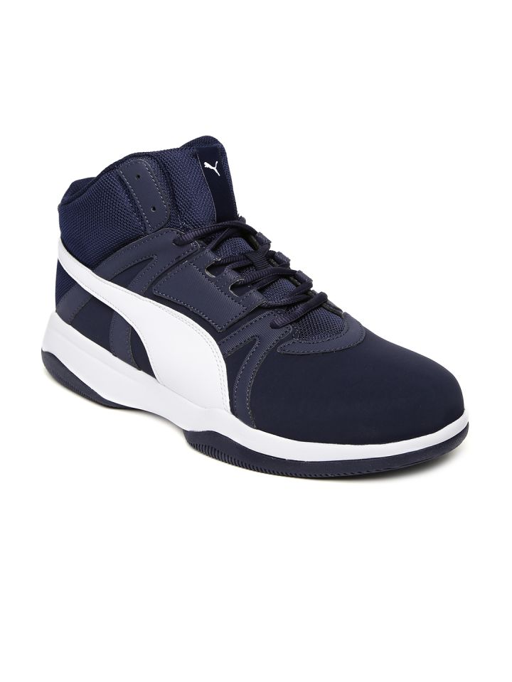 Puma high tops mens navy sales