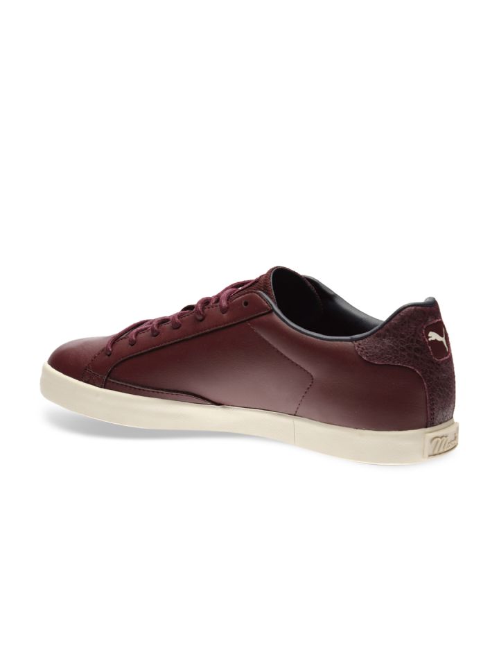 PUMA Men Burgundy Match Vulc Citi Sneakers