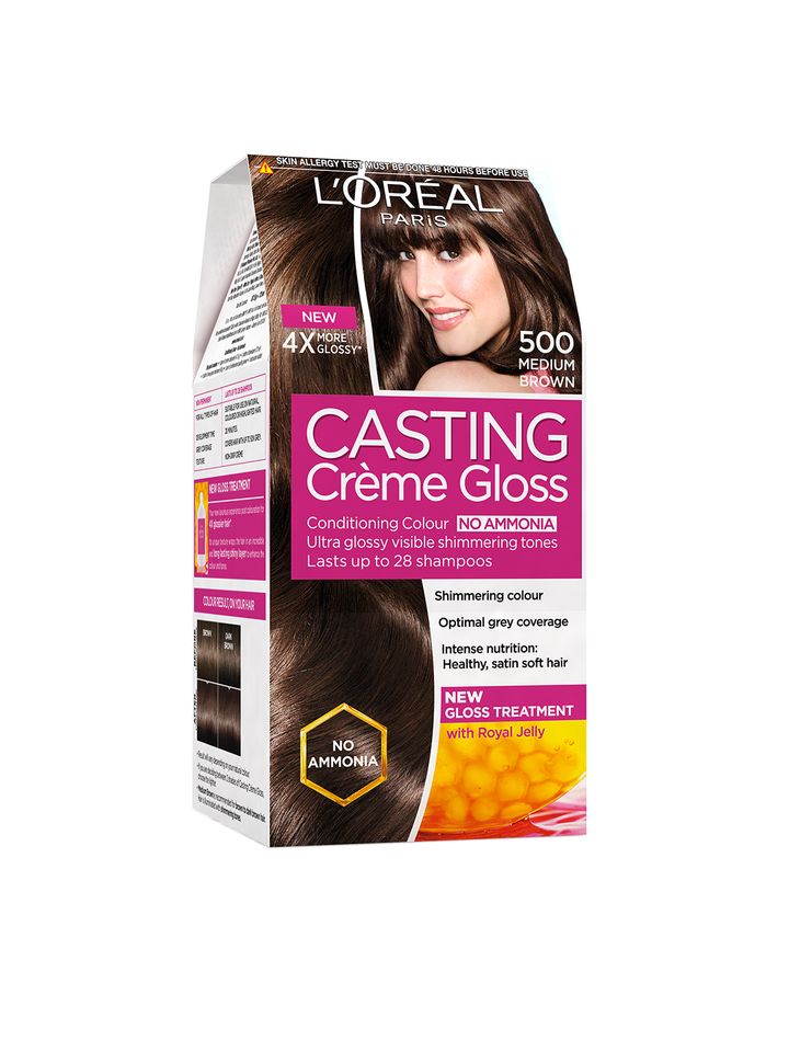 Buy Loreal Paris Women Casting Creme Gloss Hair Colour Medium Brown 500 87 5 G 72 Ml Hair Colour For Women 1967200 Myntra Find your perfect l'oréal paris shade here. loreal paris women casting creme gloss hair colour medium brown 500 87 5 g 72 ml