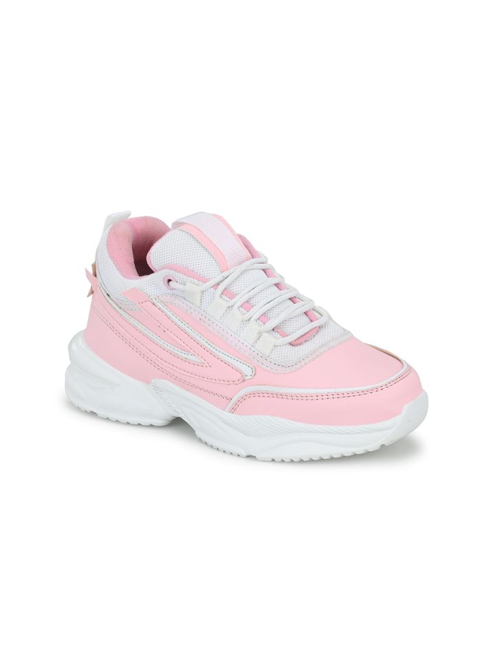Buy Sneakers Villa Women Pink Colourblocked Sneaker Casual Shoes