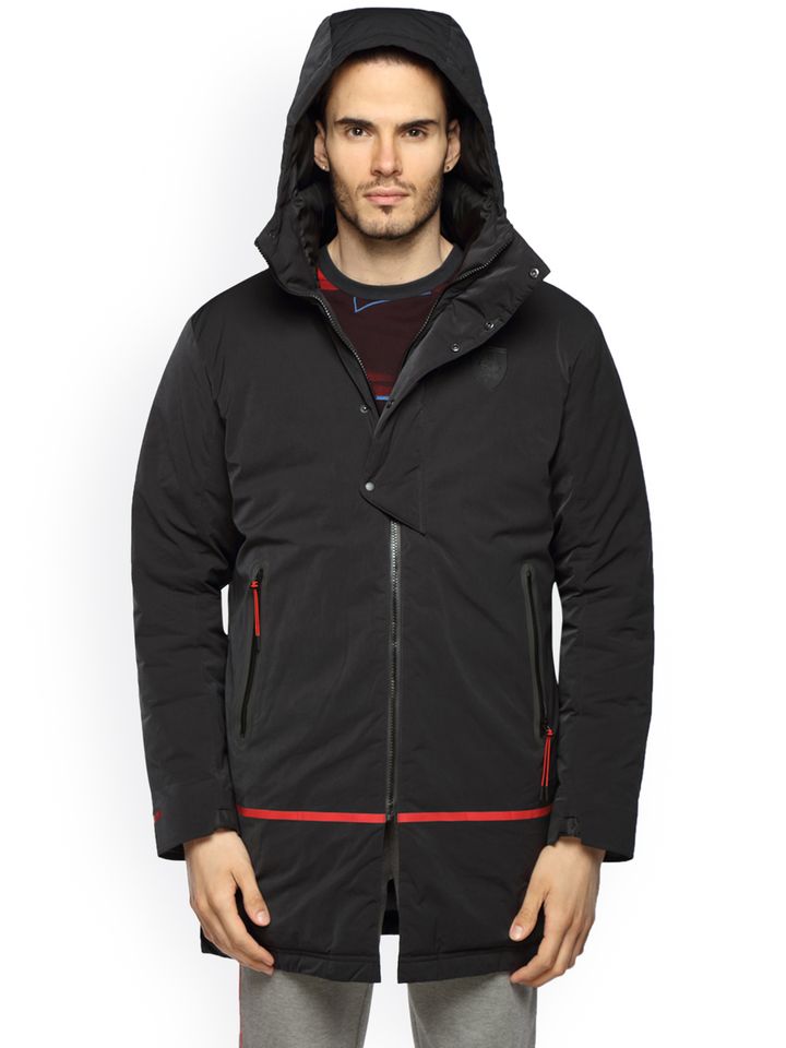 puma ferrari down jacket black