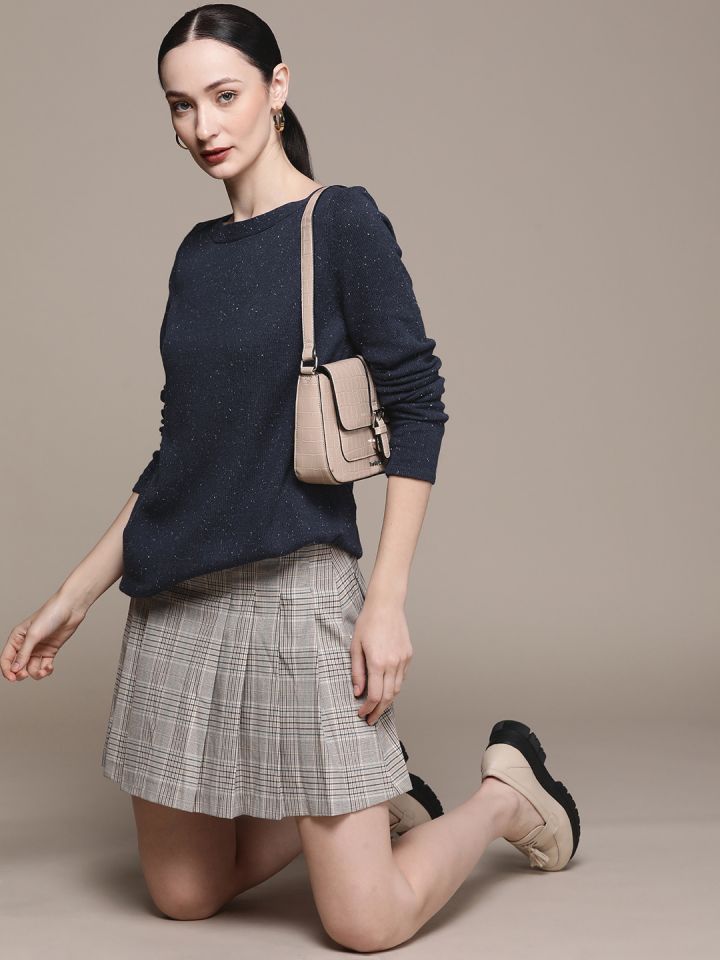 Karen scott curved hem sweater cheap