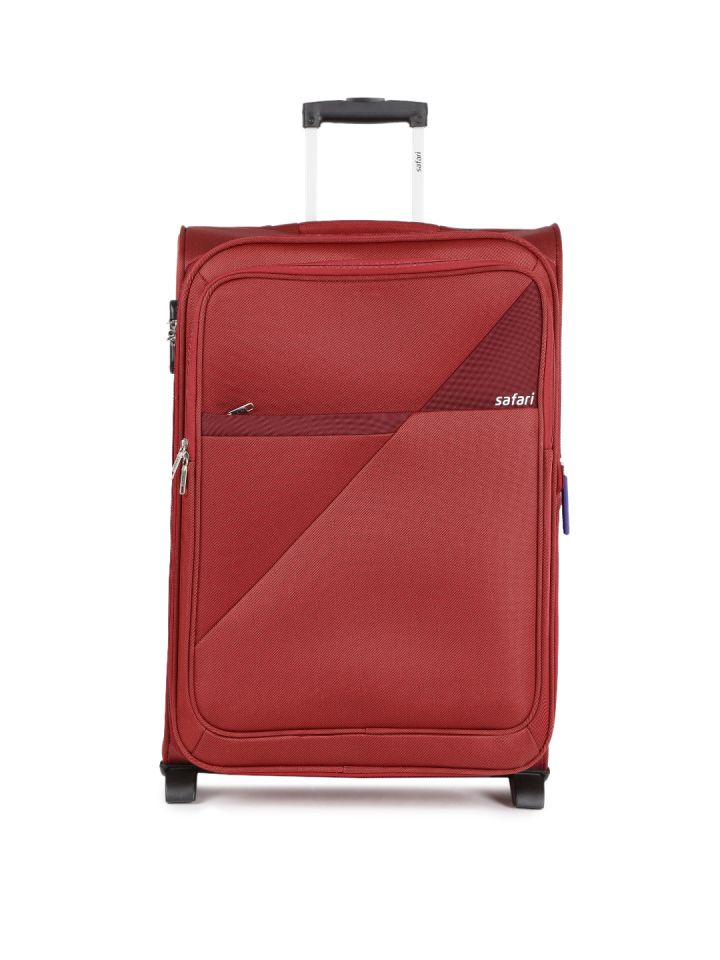 Safari Unisex Maroon Blade Medium Trolley Bag
