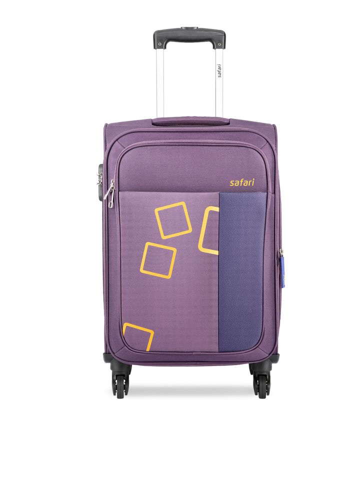 safari purple trolley bag