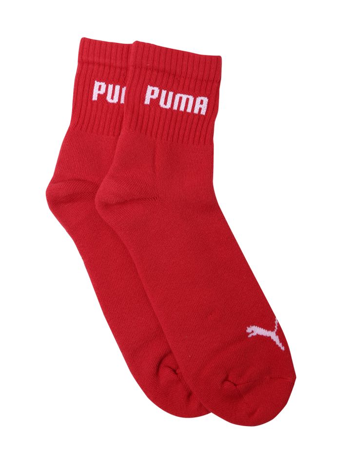 Buy PUMA Men Red Above Ankle Length Socks Socks for Men