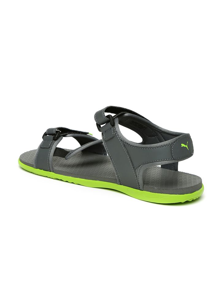 puma men grey sandals