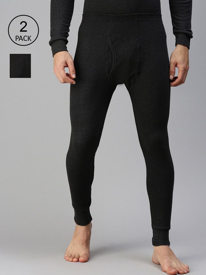 Alexvyan Black Calf Length Skinny & Slim Fit Gym Wear Yoga Pants