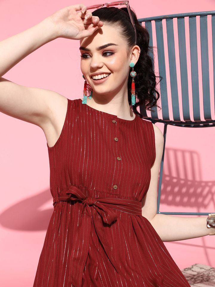 Maroon and 2024 silver dress