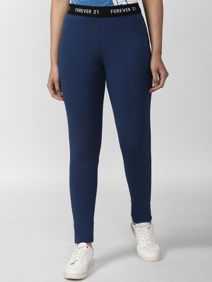 Forever 21 blue leggings 2025