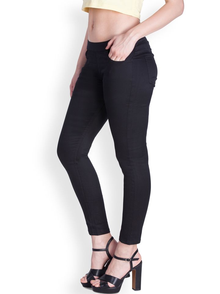 Buy Lux Lyra Black Jeggings - Jeggings 