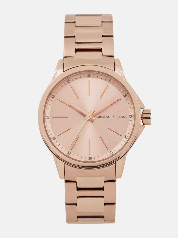 Armani exchange women's gold watch online