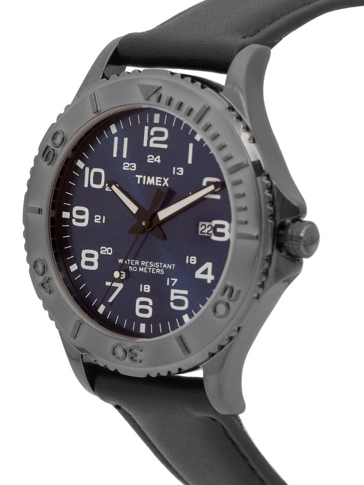 Timex Men Navy Analogue Watch T2P392