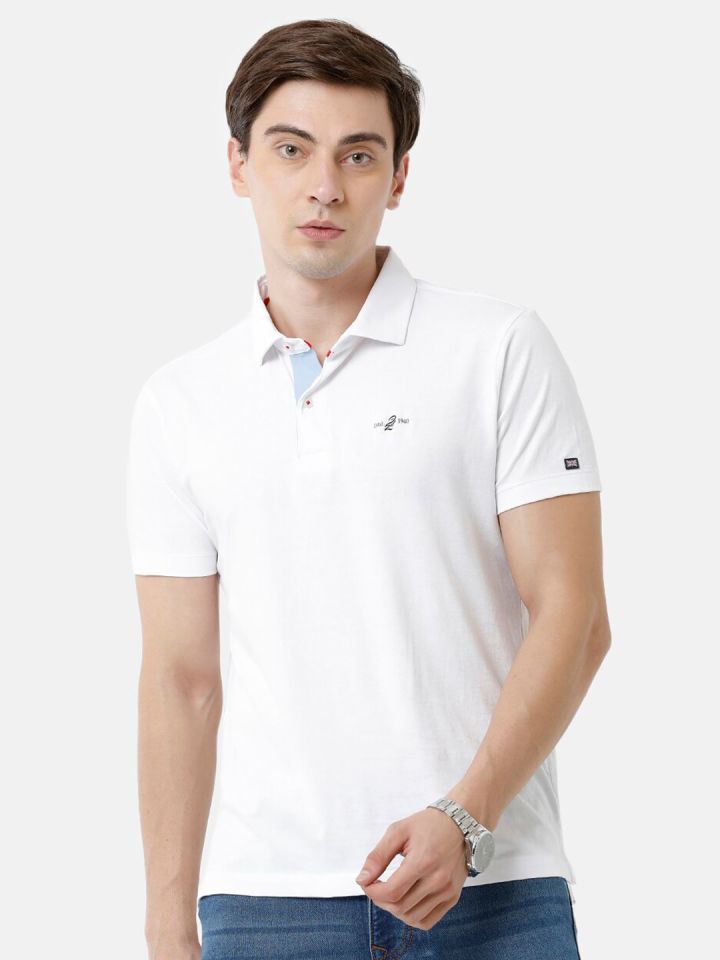 Double collar polo t shirt top