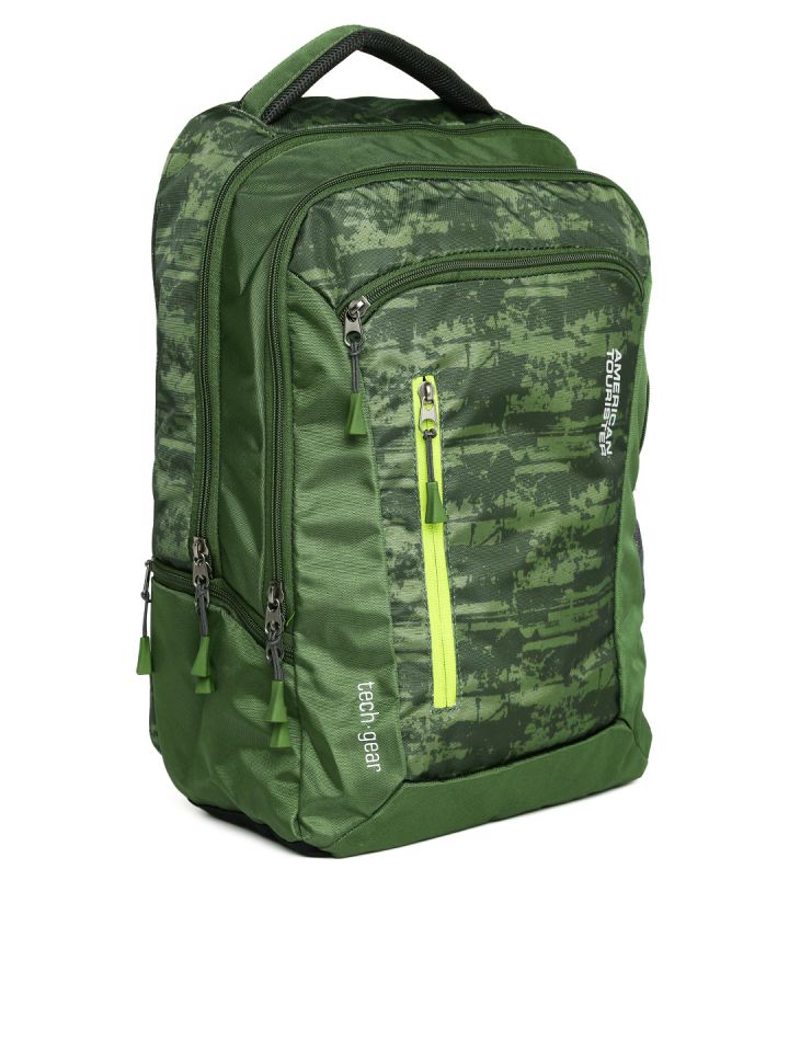 American tourister store backpack green