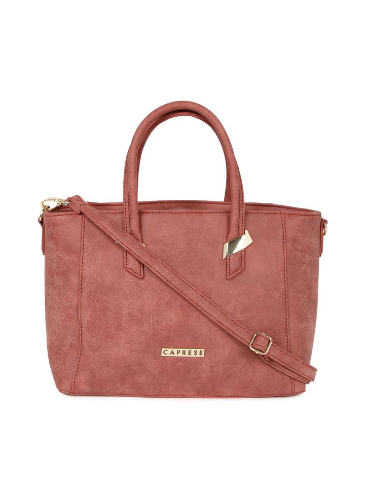 Buy Caprese Red Solid Rebecca Carmine Handbag Handbags for Women