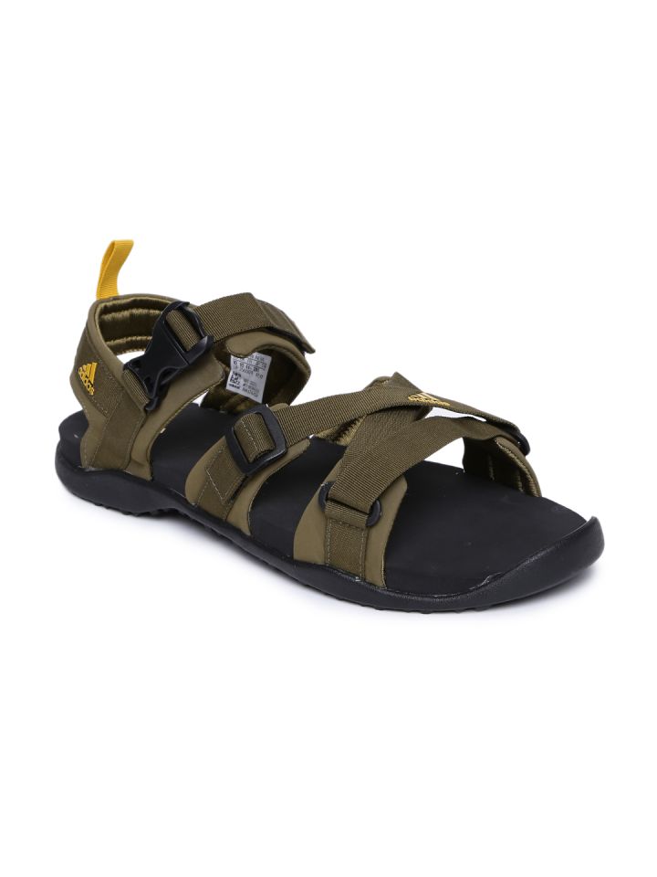 adidas olive green sandals