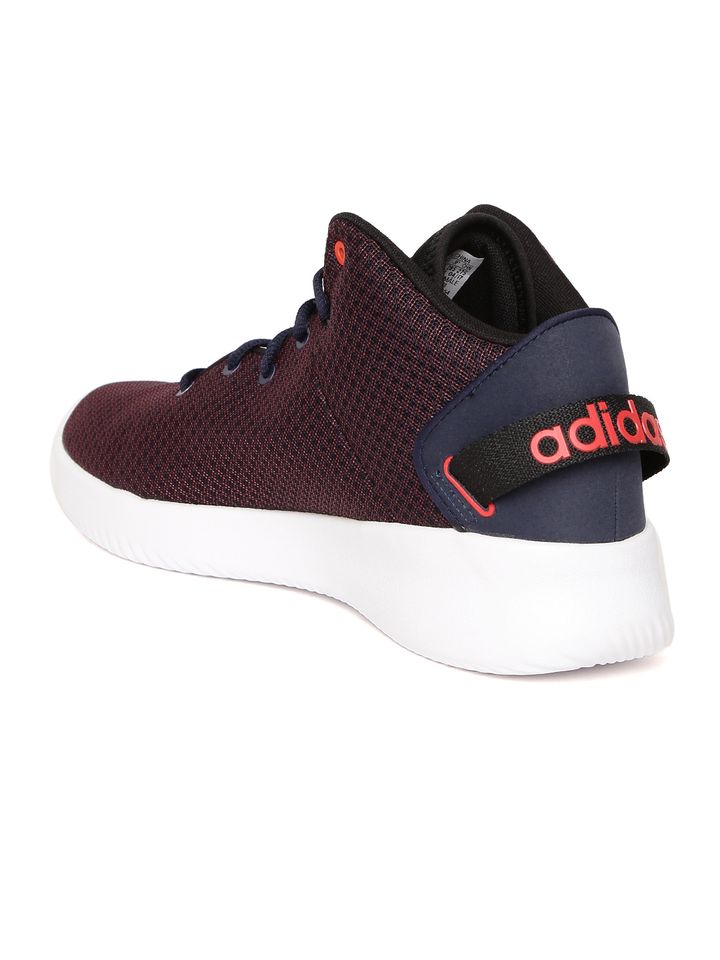 adidas neo cloudfoam maroon