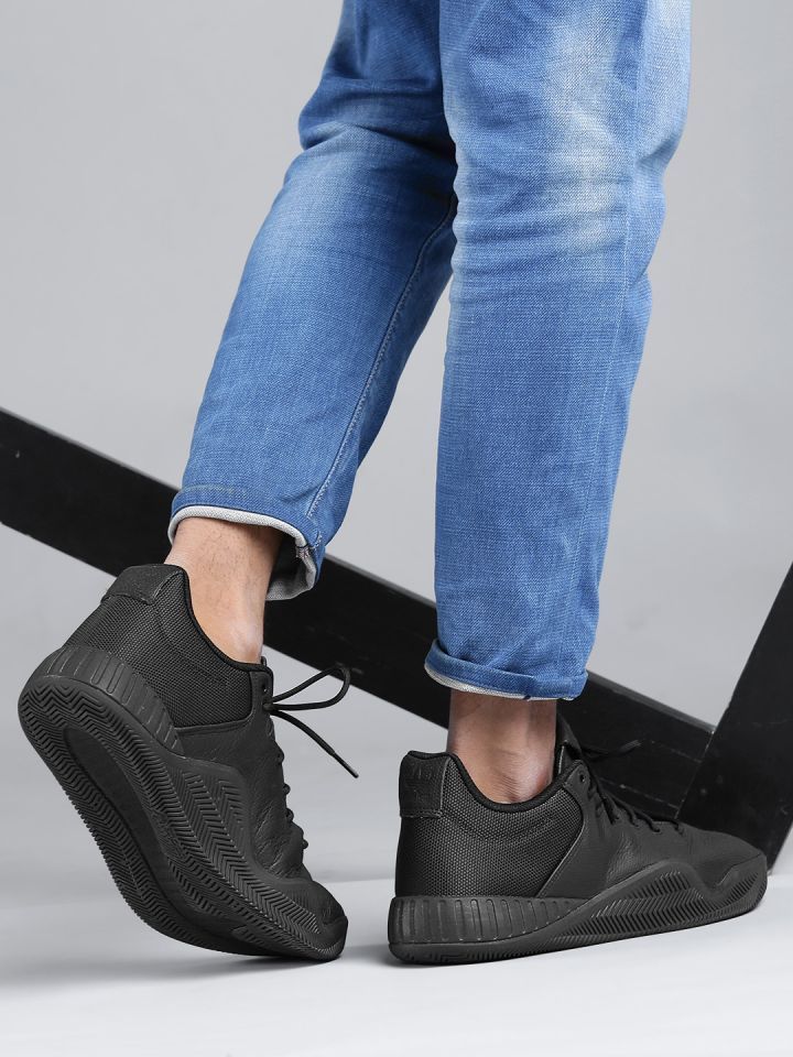 Adidas men's tubular instinct low leather sneakers discount