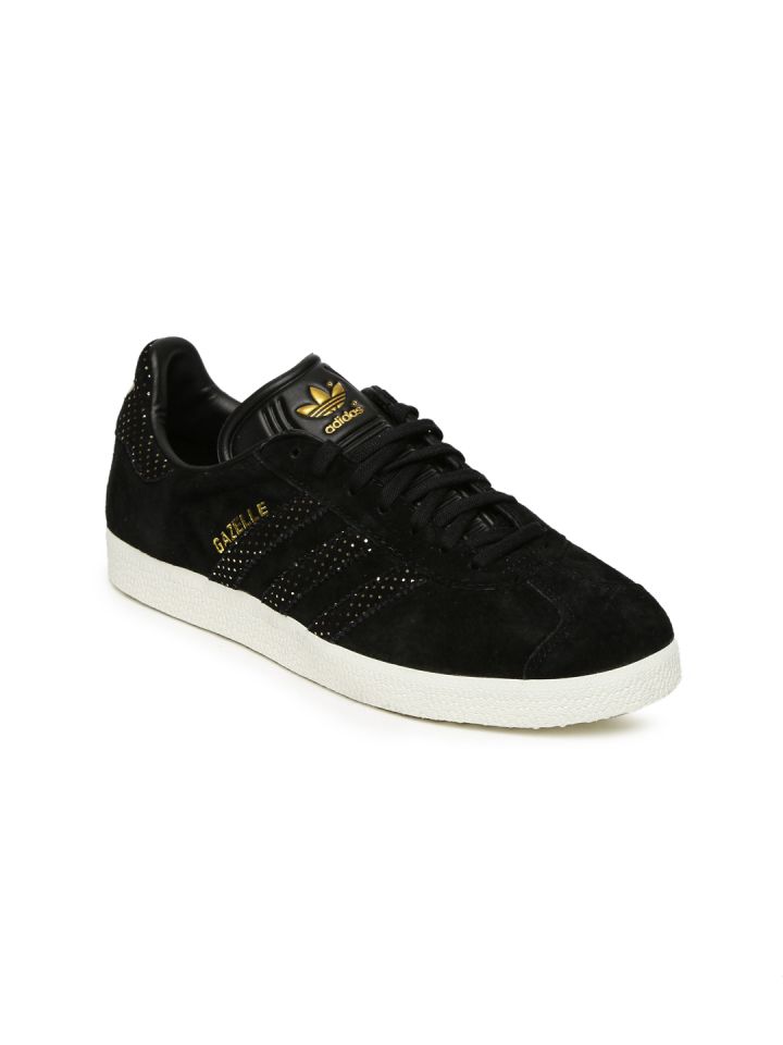 Buy ADIDAS Originals Women Black Gazelle Sneakers Casual Shoes
