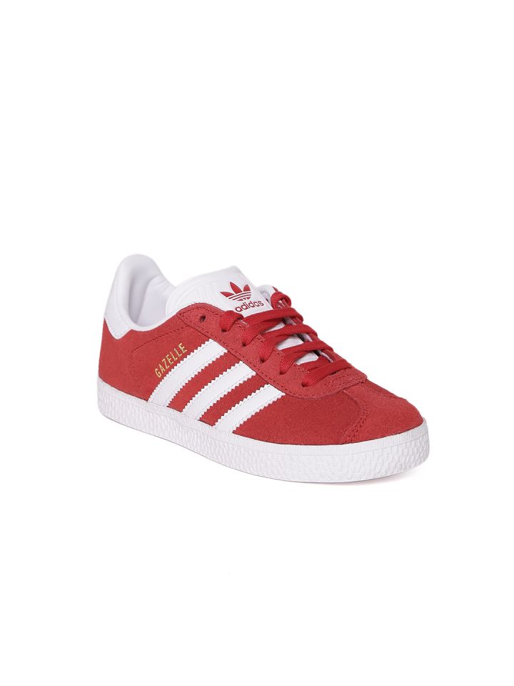 Adidas gazelle deals red kids