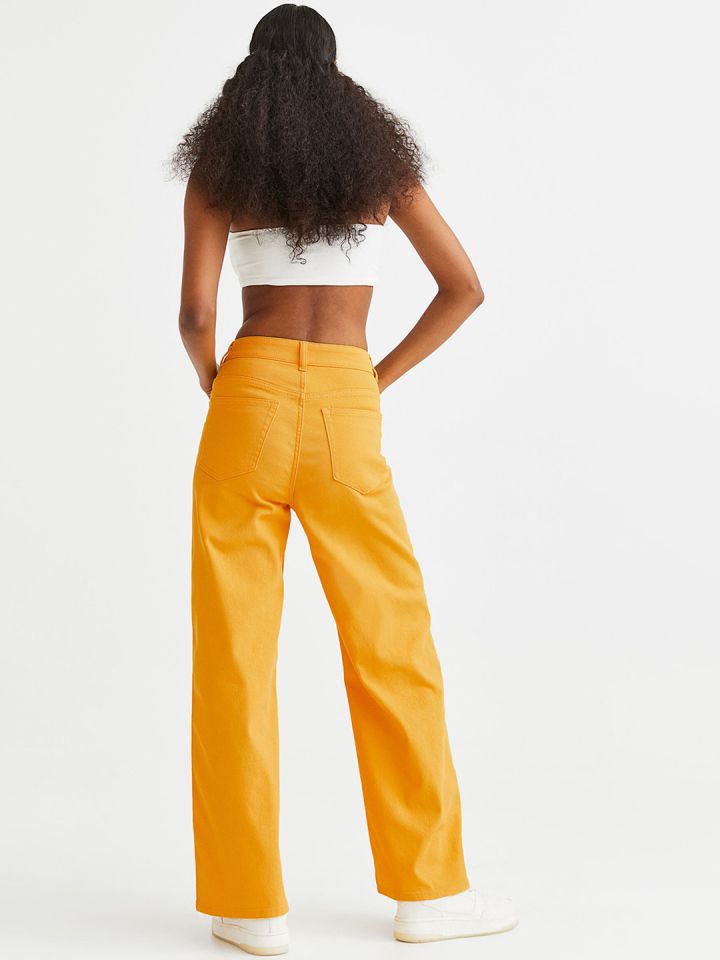 H&m new arrivals yellow jeans