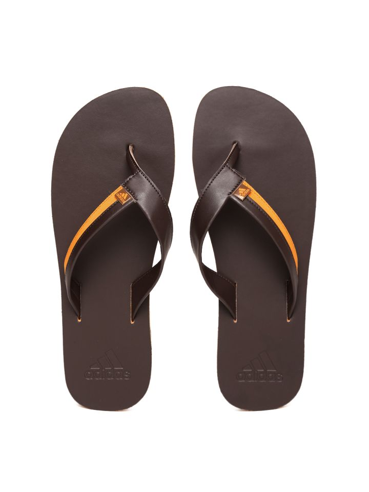 Buy ADIDAS Men Coffee Brown Brizo 3.0 Flip Flops Flip Flops for