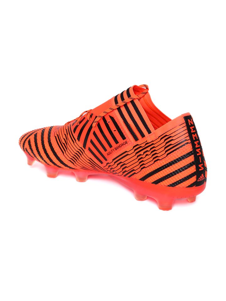 Orange adidas nemeziz hot sale