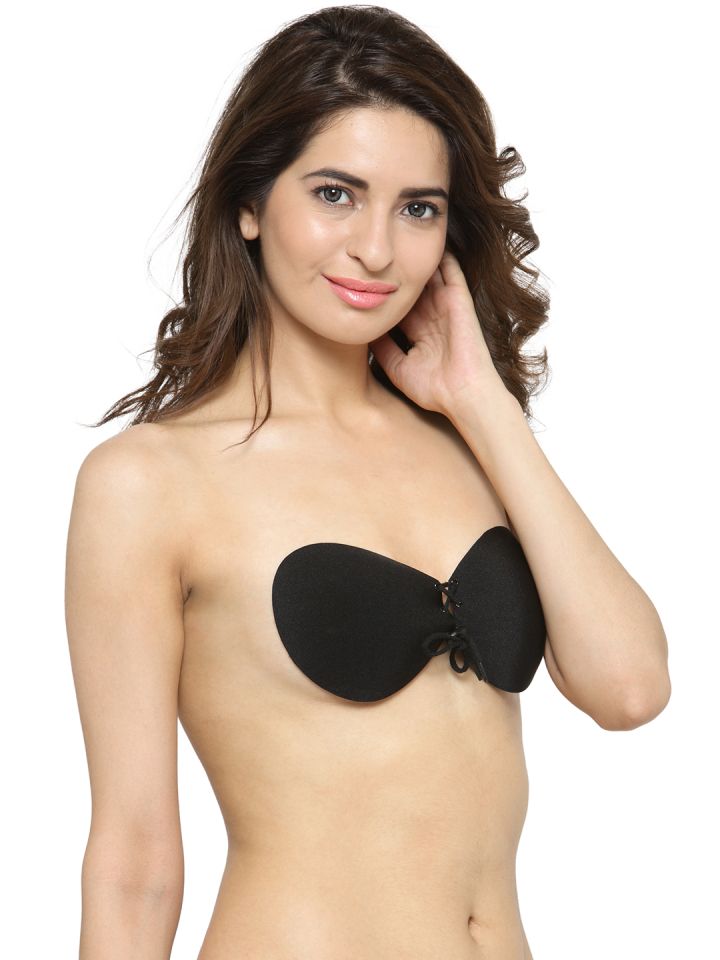 N-Gal Black Silicone Push-Up Stick-On Bra NSB12