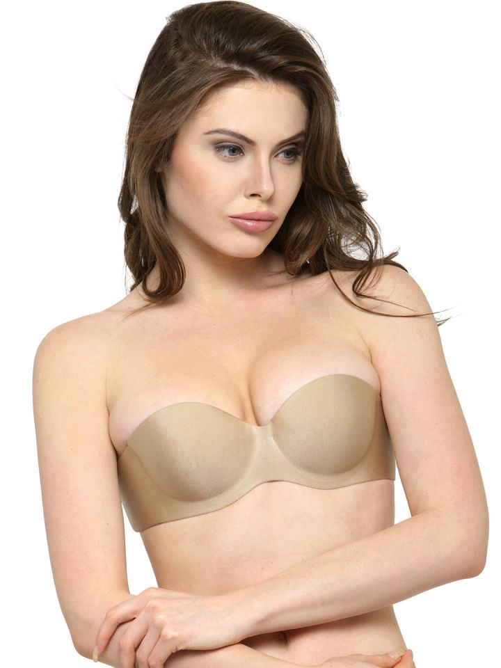 Bye Bra push up reusable stick on cups in beige