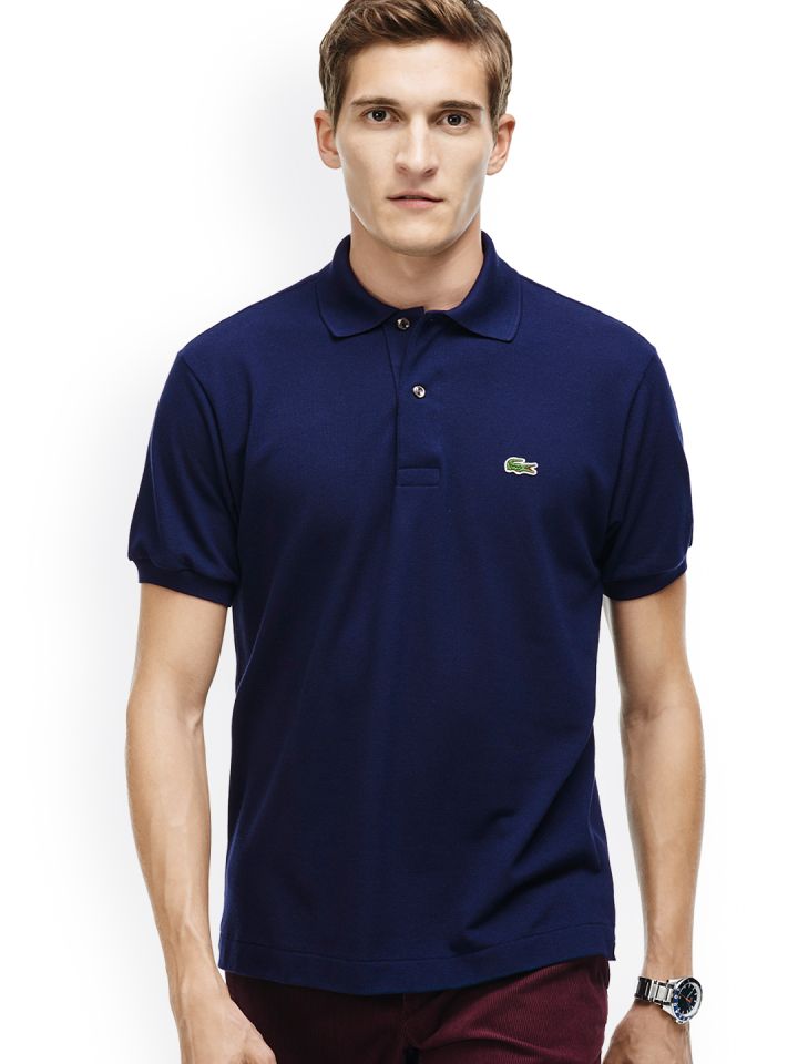lacoste navy polo