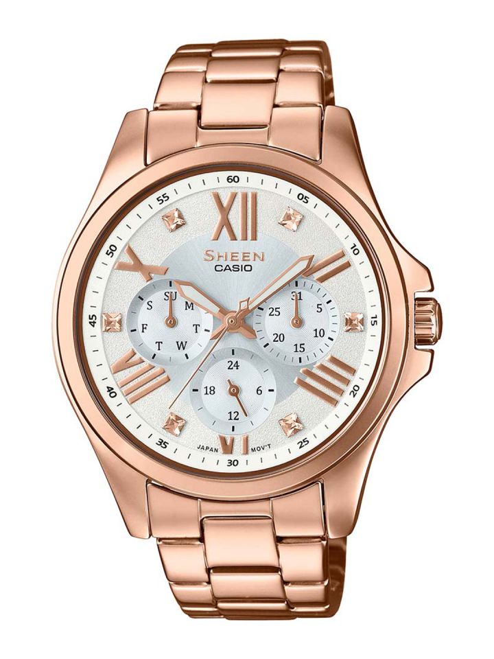 Buy Casio Sheen Women Silver Analogue Watch SH192 SHE 3806PG 7AUDR