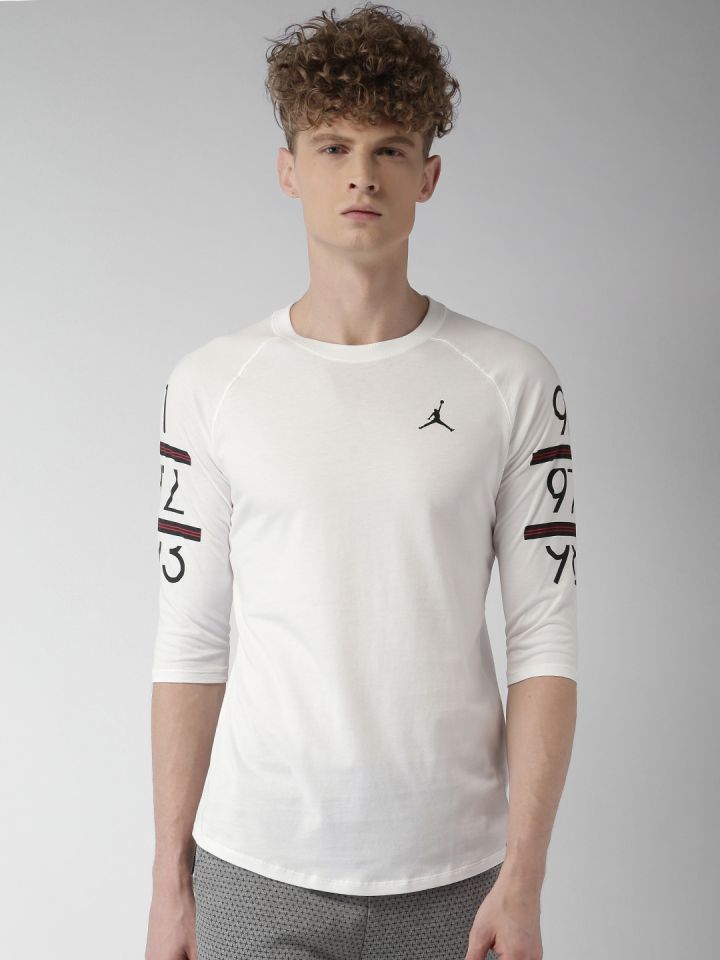 Nike jordan on sale white t shirt