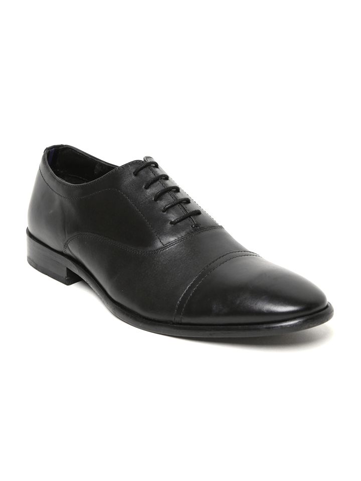 Bata black best sale leather oxford shoes