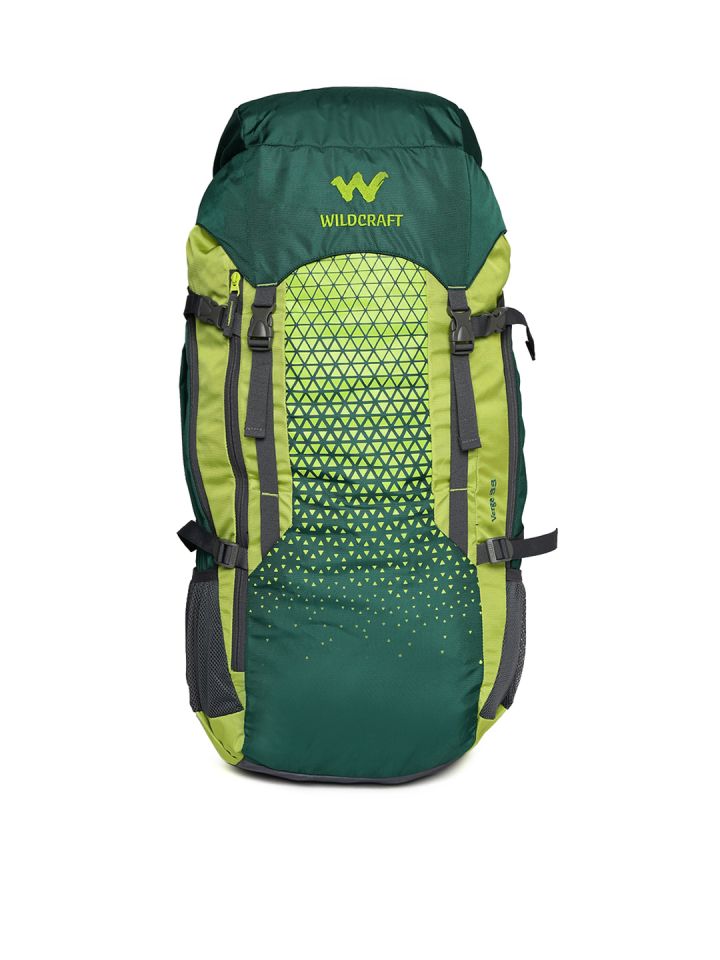 Buy Wildcraft Unisex Teal Green Printed Verge 55 Rucksack