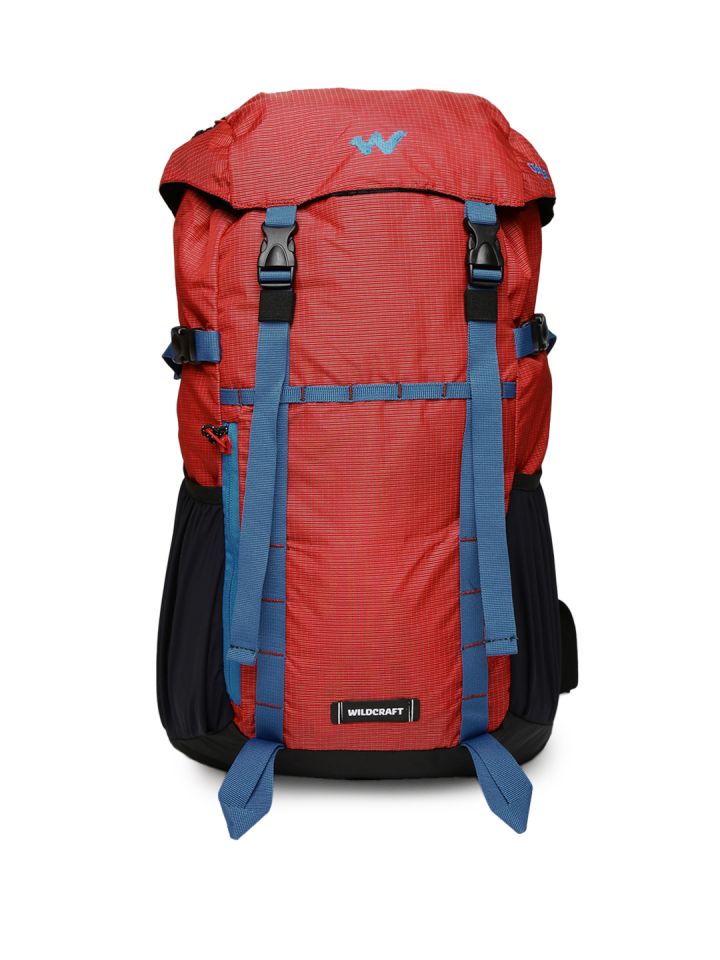 Wildcraft toss top red blk backpack