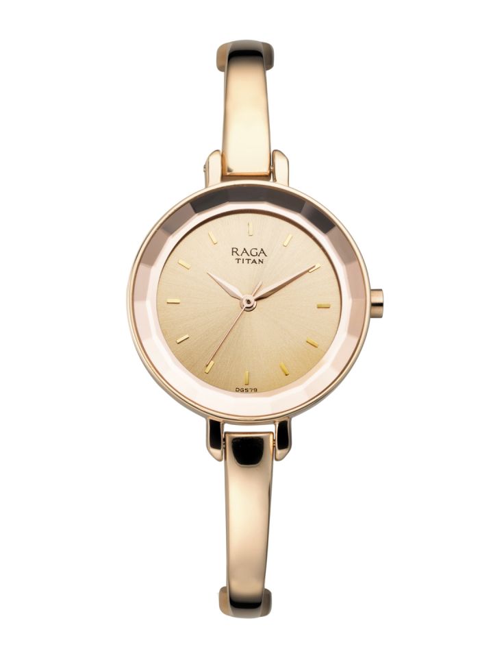 Buy Titan Raga Women Rose Gold Toned Analogue Watch 2575wm01 Watches For Women Myntra