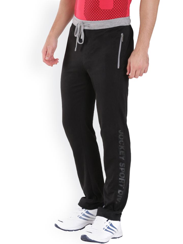 Jockey Trackpants  Buy Jockey Mv25 Men Microfiber Trackpant With Zipper  Pockets  Stayfresh Treatment  Black Online  Nykaa Fashion